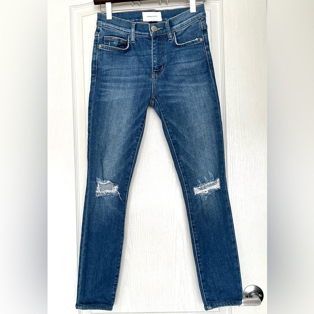 Current/Elliott “The Stiletto” Mid Rise Skinny Jeans Size 24 Everyday Essentials